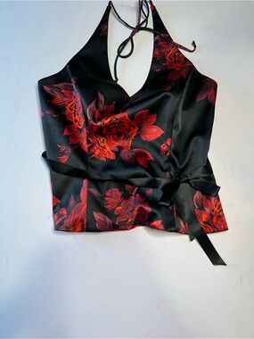 Y2K XSCAPE Corset Halter Top
